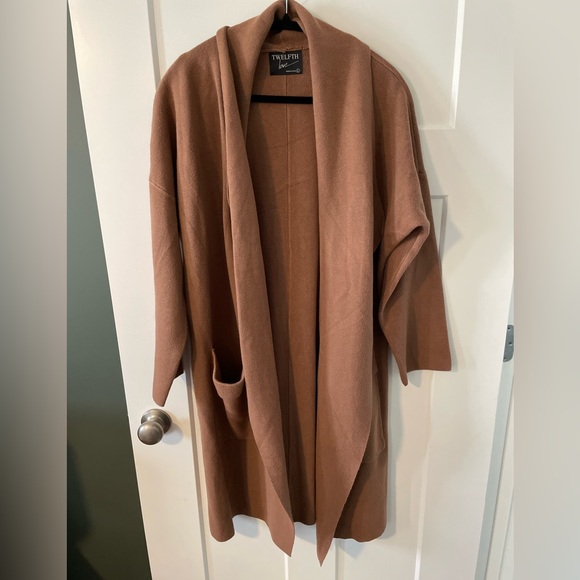 Twelfth Love size Large shacket - brown - Picture 1 of 3